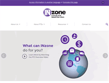 Tablet Screenshot of inzone.org